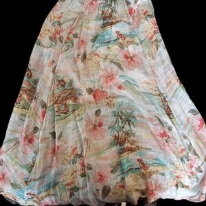 Tommy Bahama long tropical skirt